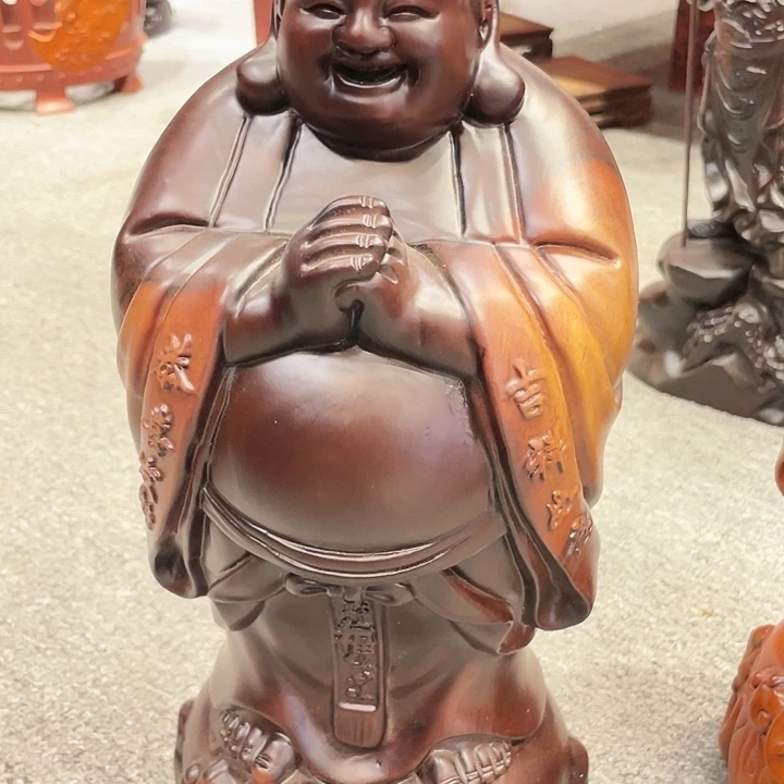 香榧木弥勒工艺品b j