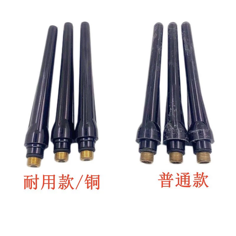 150A氩弧焊枪枪头长帽瓷嘴钨针夹长短枪尾夹咀氩弧焊配件全套长尾