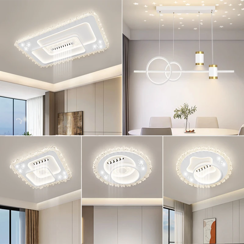 奥玛佳2025新款现代简约客厅卧室灯全光谱led吸顶灯客厅主卧8430