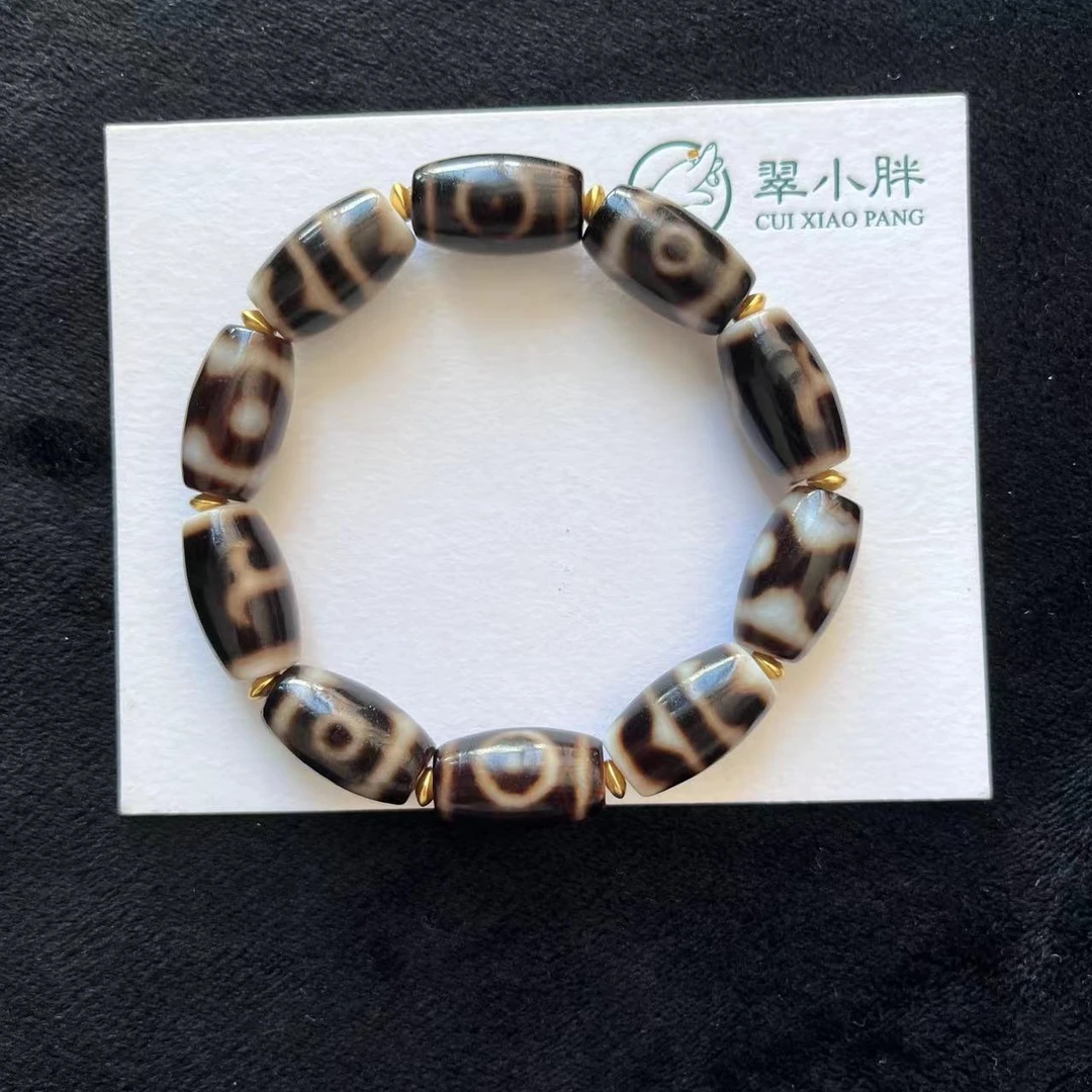 翠小胖      黑金系列大满贯熊猫三手串