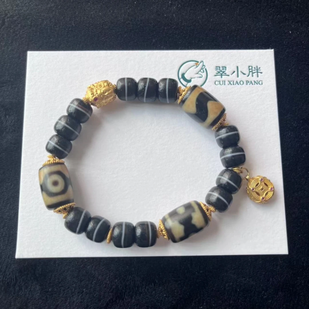 翠小胖   925银聚宝盆diy玛瑙手串