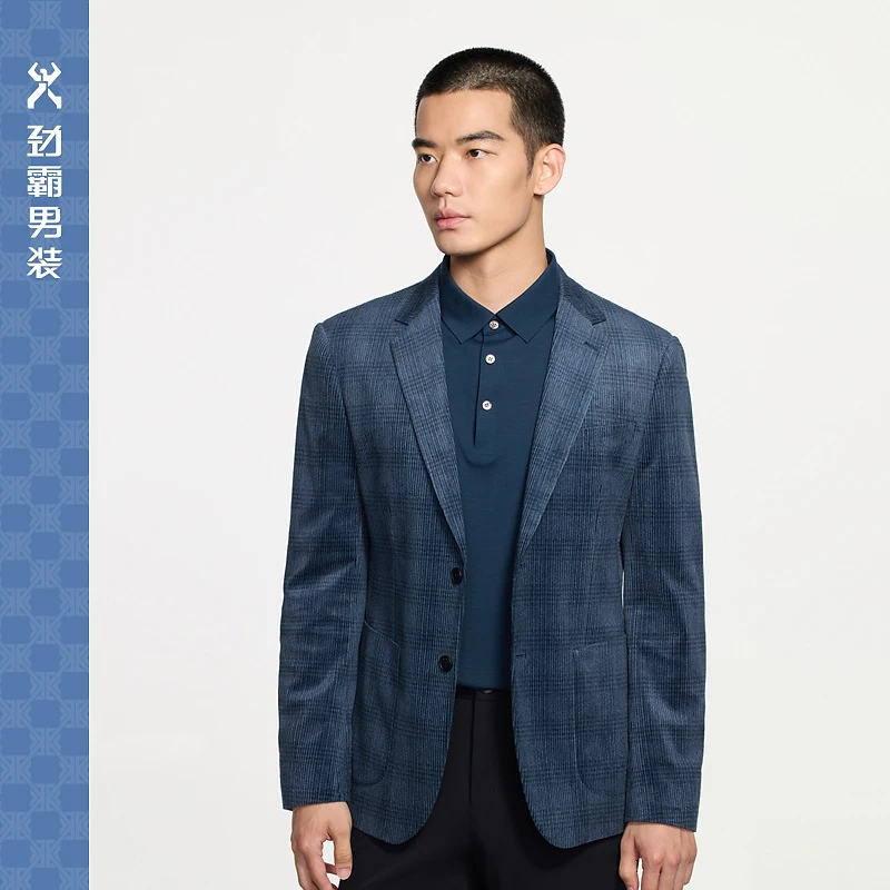 劲霸男装商务单西服男士秋季西装外套|BXFE3310