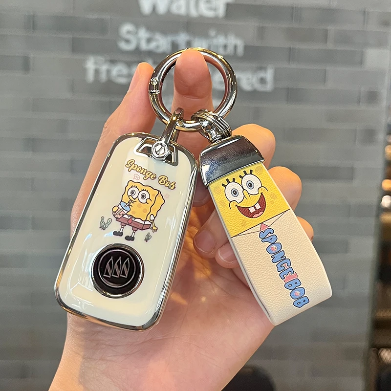 适用别克英朗汽车钥匙套改款精英型扣男女车内装饰保护壳扣包可爱