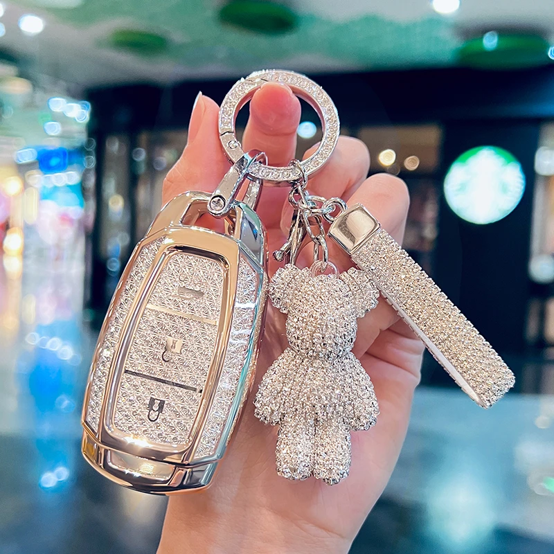 现代钥匙套伊兰特车ix35女名图朗动领动ix25悦动悦纳胜达高档23款