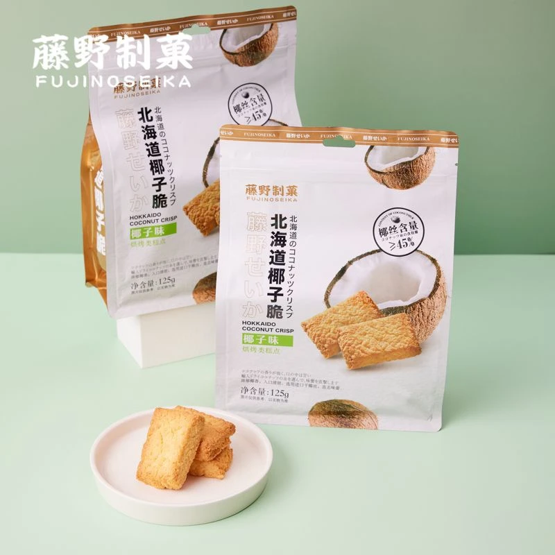 藤野制果北海道椰子脆浓郁椰香入口清甜椰丝含量＞45%