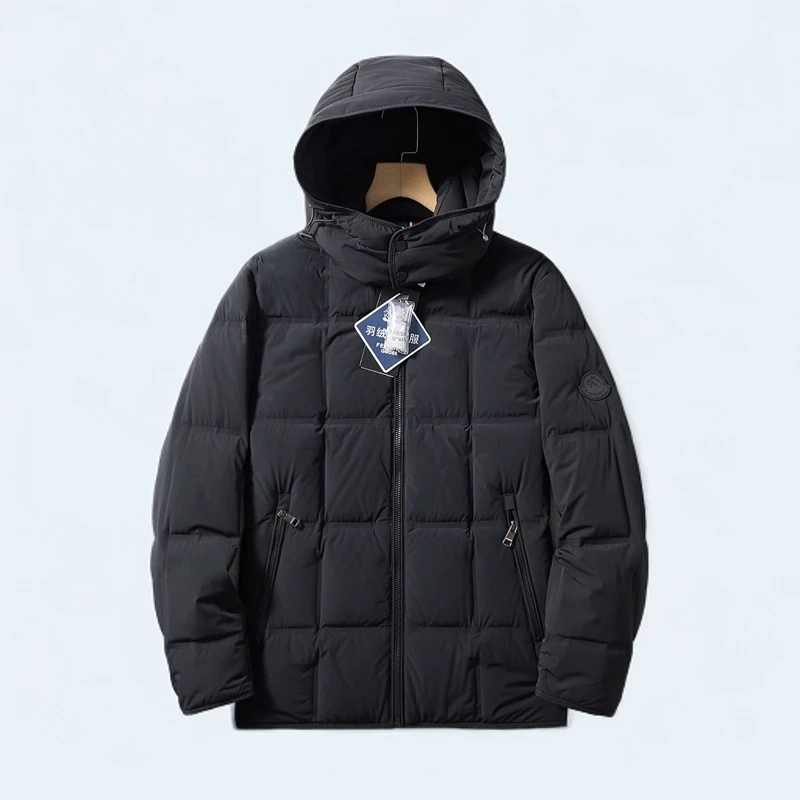 【初恋】90%白鸭绒拆卸男士户外防风休闲羽绒服外套秋冬保暖外套