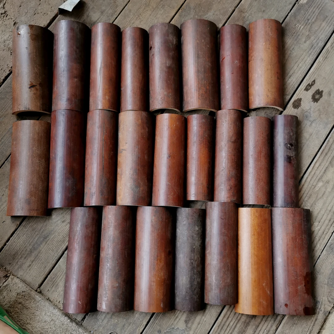 老煤竹雕刻茶则臂搁雕刻原料原料手工DIY工艺制作