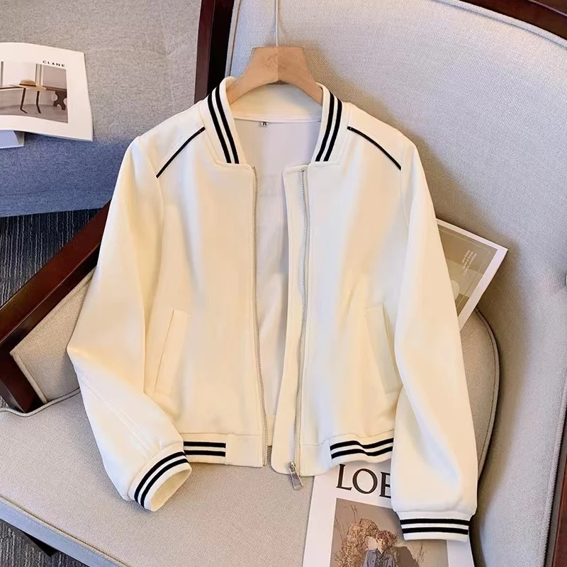 【小风子老板娘】门店869休闲百搭棒球服外套女春季短款气质夹克