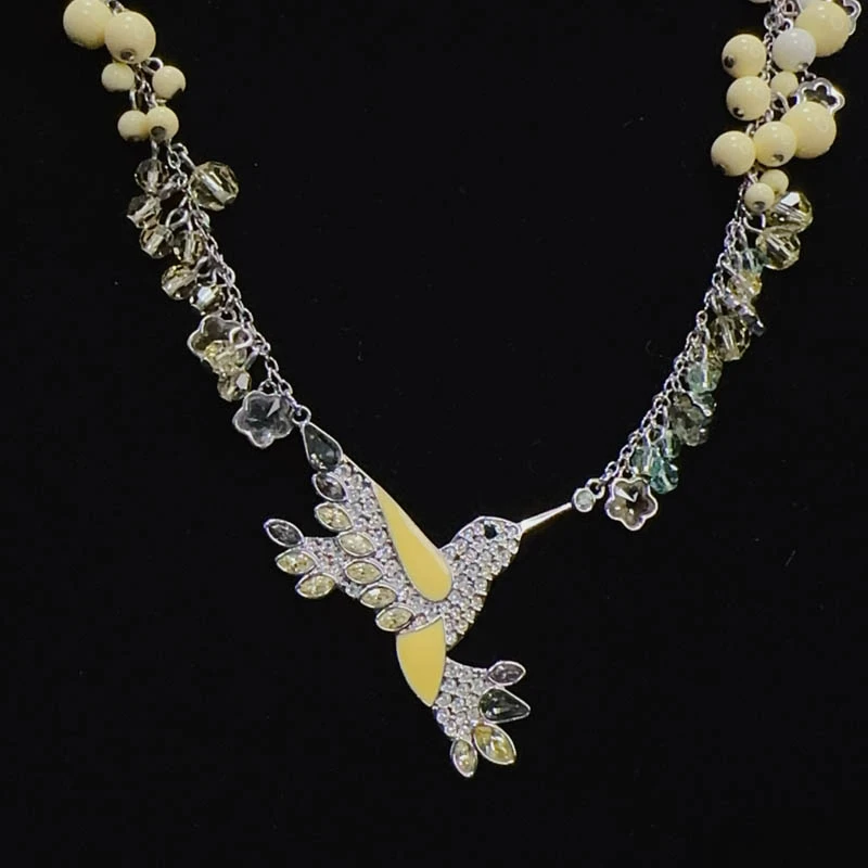 合金项链 施家蜂鸟项链【20240315QT1-005】