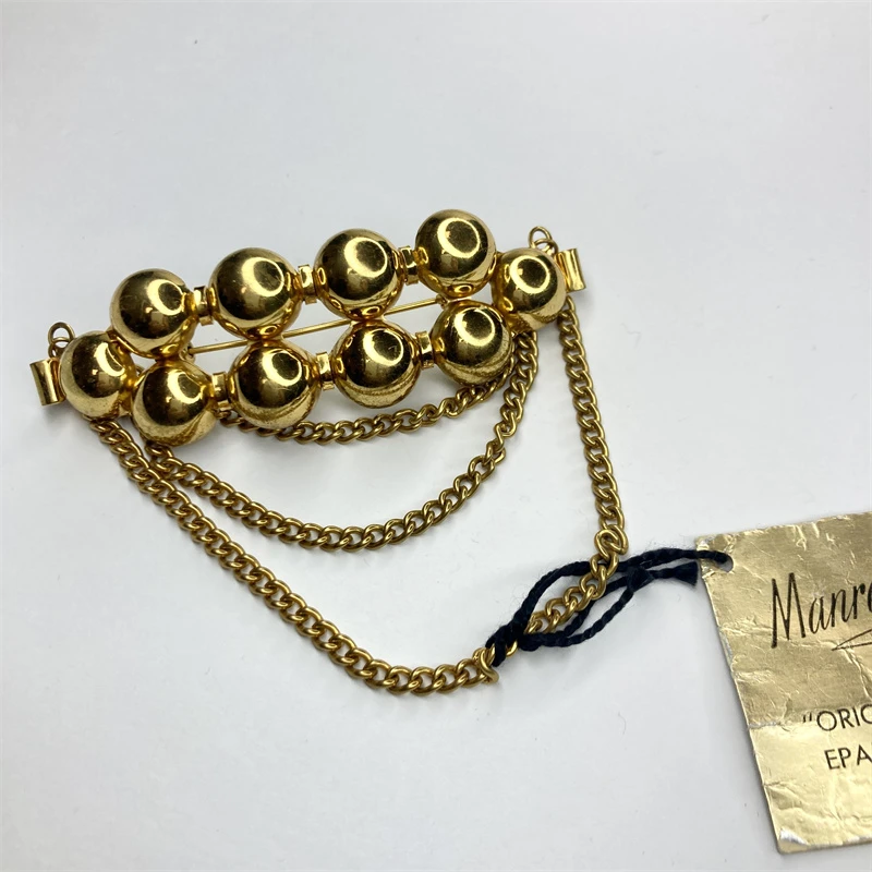 合金胸针 manrey50年代流苏胸针2-24【2061121-012】