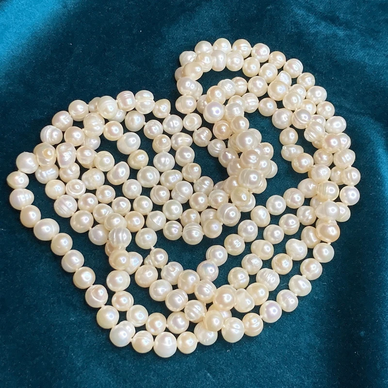 8mm珠珠长链160cm项链【20231031QT2-132】