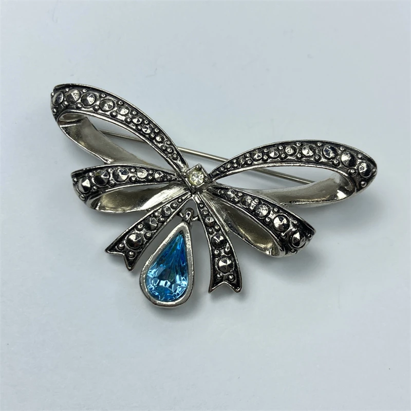 合金胸针 芳芳家图册款古典水滴蝴蝶结胸针1-18【2061114-017】