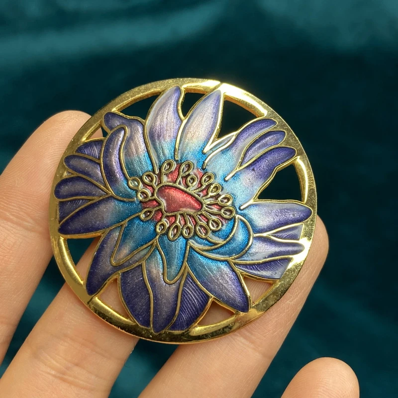英国传统珐琅胸针【20231211QT3-086】