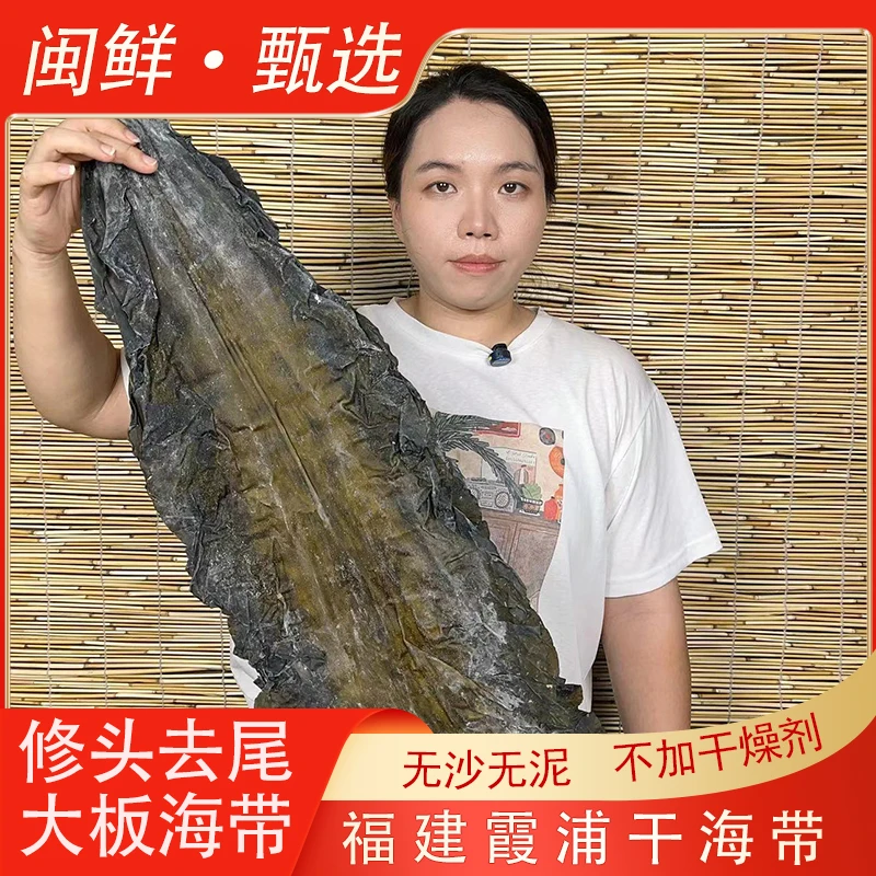 正宗霞浦日晒大板商超品质甄选厚海带无沙