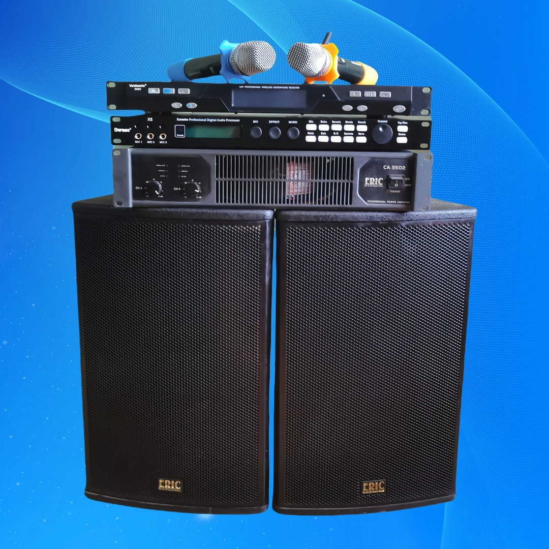 9新  不包邮美国镭克10寸专业音箱四件套HE510高端K歌舞台KTV家庭