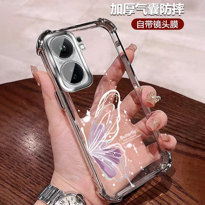 高颜值适用iqooneo10手机壳气囊防摔NEO10Pro全包镜头膜网红ins女