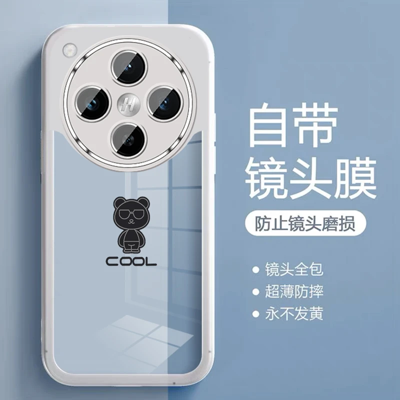 自带镜头膜适用OPPOFindx8手机壳透明卡通潮牌findx8pro硅胶全包