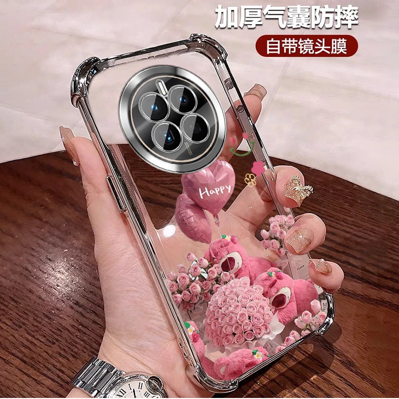 小众适用荣耀magic7pro手机壳气囊防摔套魔术7镜头全包潮牌透明软