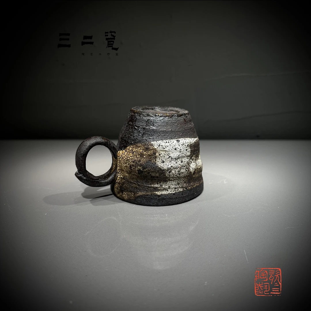 茶杯（手工粗胎裸烧）