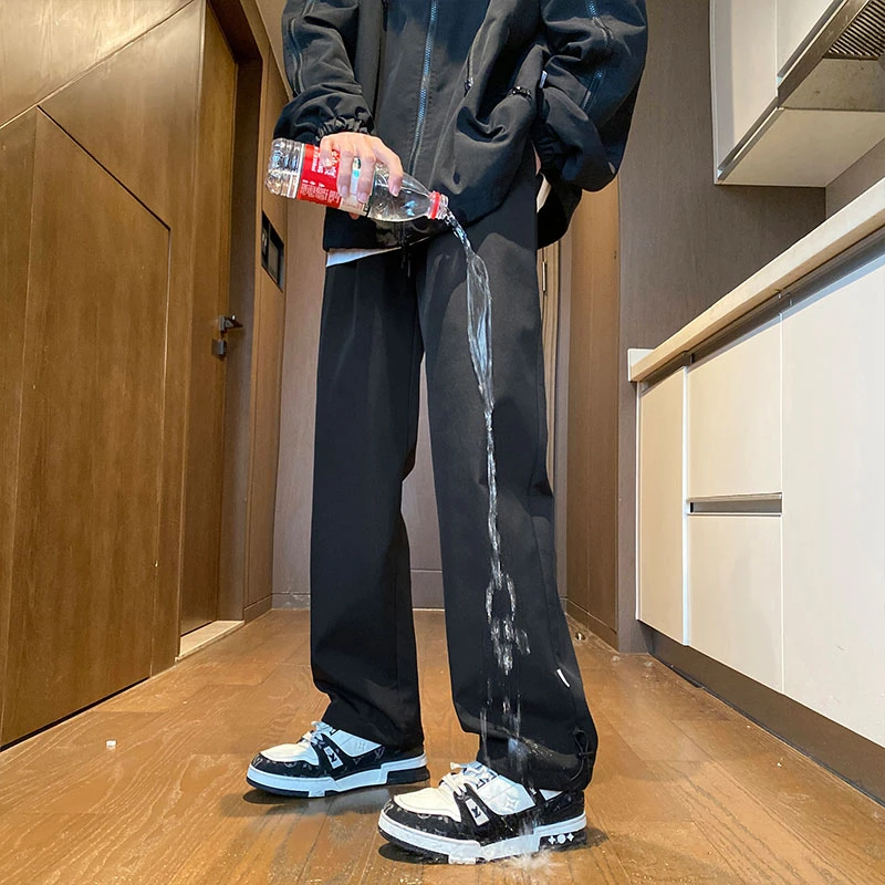 户外软壳休闲裤男款春夏机能防风裤子美式高街vibe百搭复古登山裤
