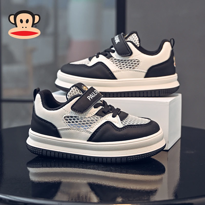 大嘴猴童鞋男童鞋子2025新款网面透气运动鞋夏季男孩板鞋儿童凉鞋