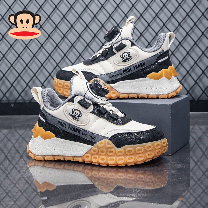 paul frank/大嘴猴童鞋男童运动鞋女童跑步鞋春秋款老爹鞋儿童鞋