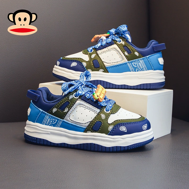 paul frank/大嘴猴板鞋小童春2023新款男鞋子春款运动鞋301531046