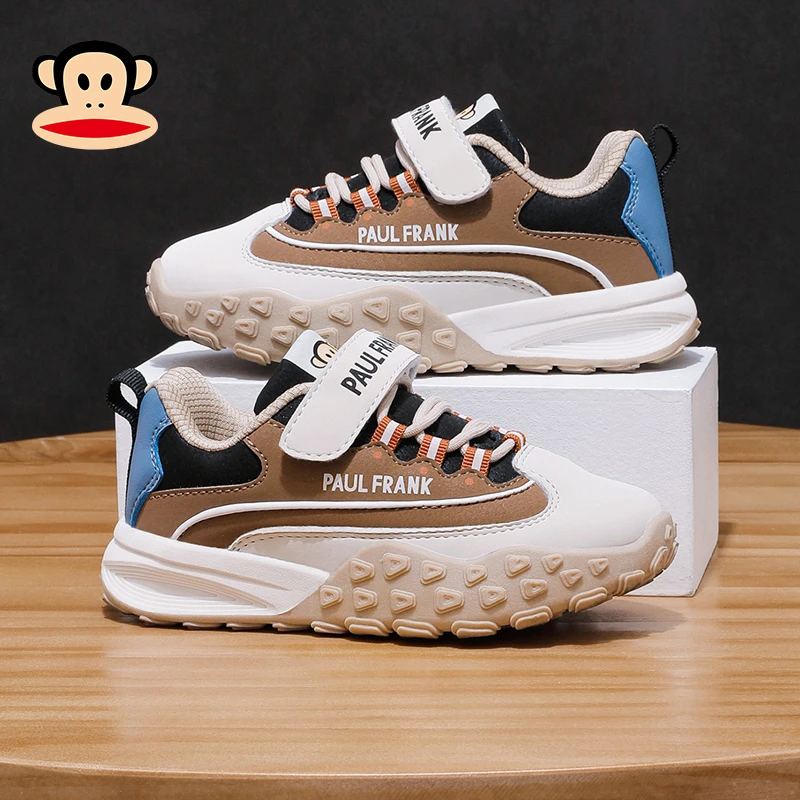 paul frank/大嘴猴男童运动鞋2023新款跑步鞋潮牌春秋款儿童鞋子