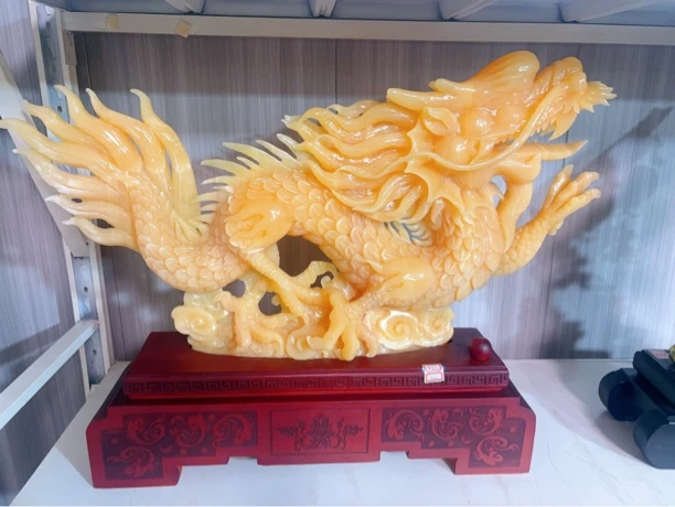 金龙送福龙行天下摆件居家办公室玄关酒柜装饰品创意手工佳品