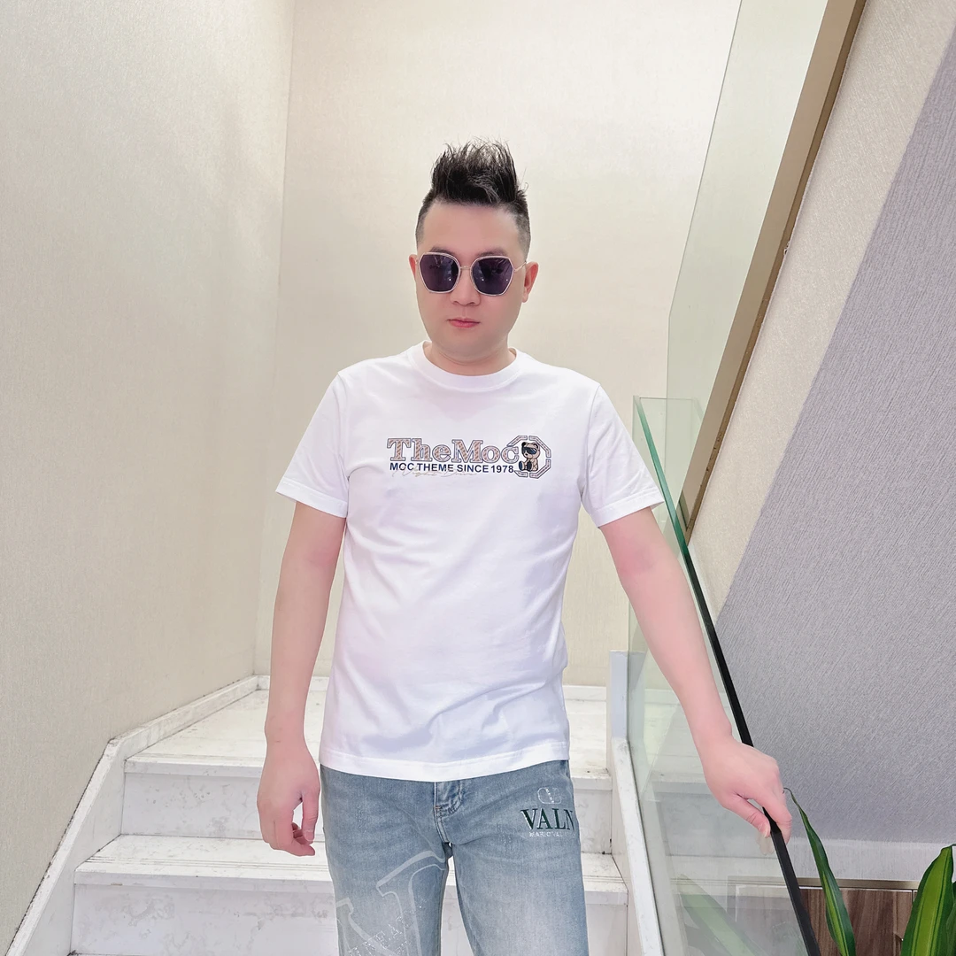 春夏款MOCSS-TheMoc熊男士品质高端轻奢洋气上档次短袖t恤潮男装