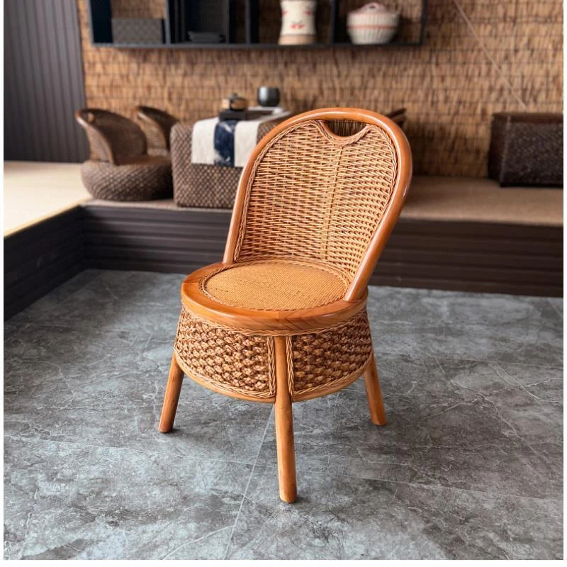 [高货老藤椅]天然玛瑙藤水仙藤编织实木框架2024藤椅小院露台阳台
