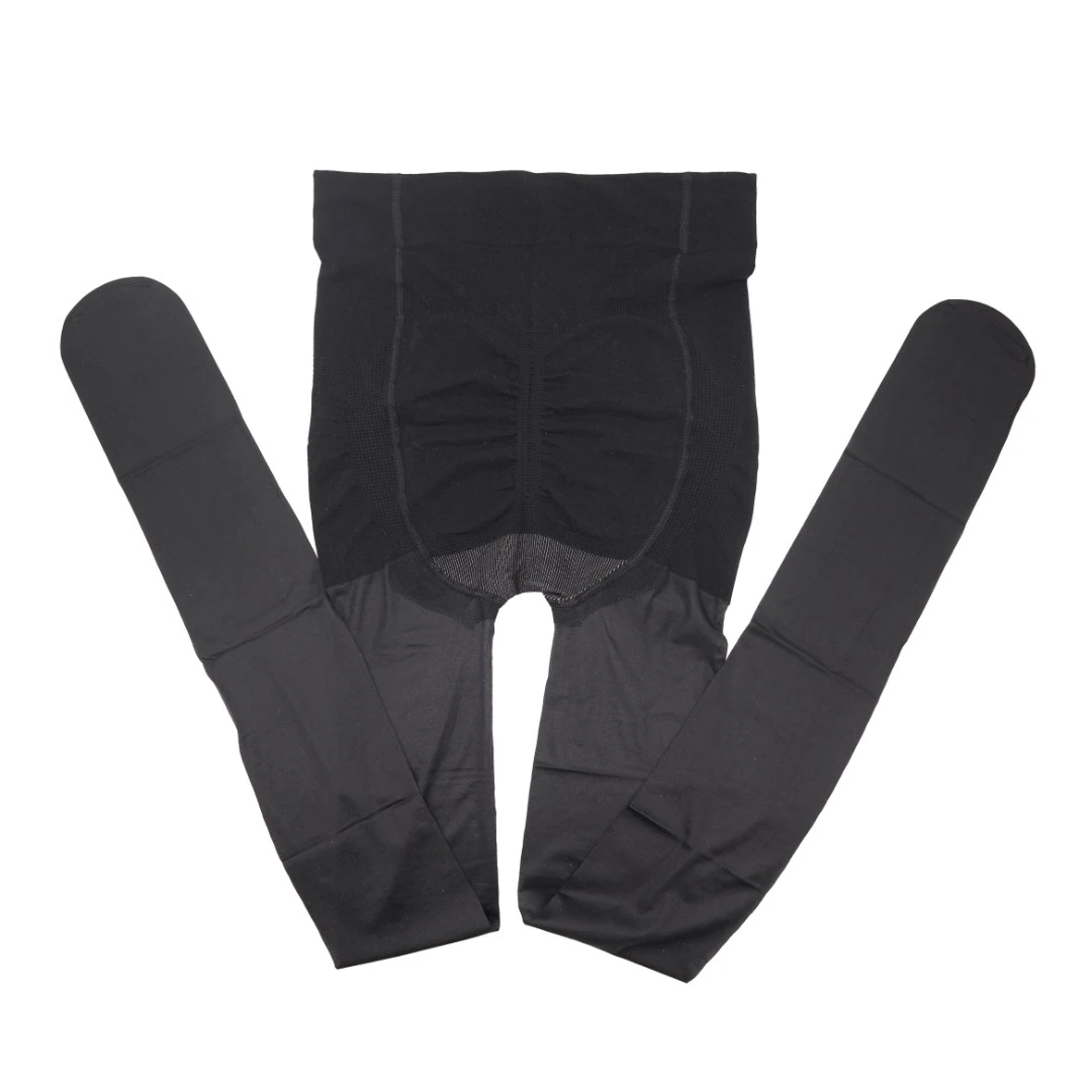 娜丹静原创轻奢黑色大码女装新款薄款高腰夏季薄款打底裤NDJ-028