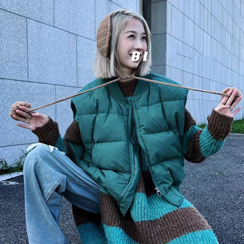 秋冬季新款马甲时尚百搭短款爆款保暖轻薄潮流加厚休闲马夹短外套