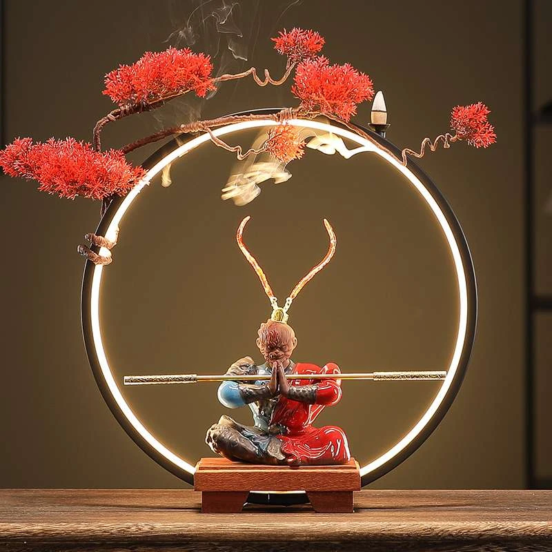 创意黑神话悟空家用摆件新居过年国潮齐天大圣客厅桌面玄关装饰品