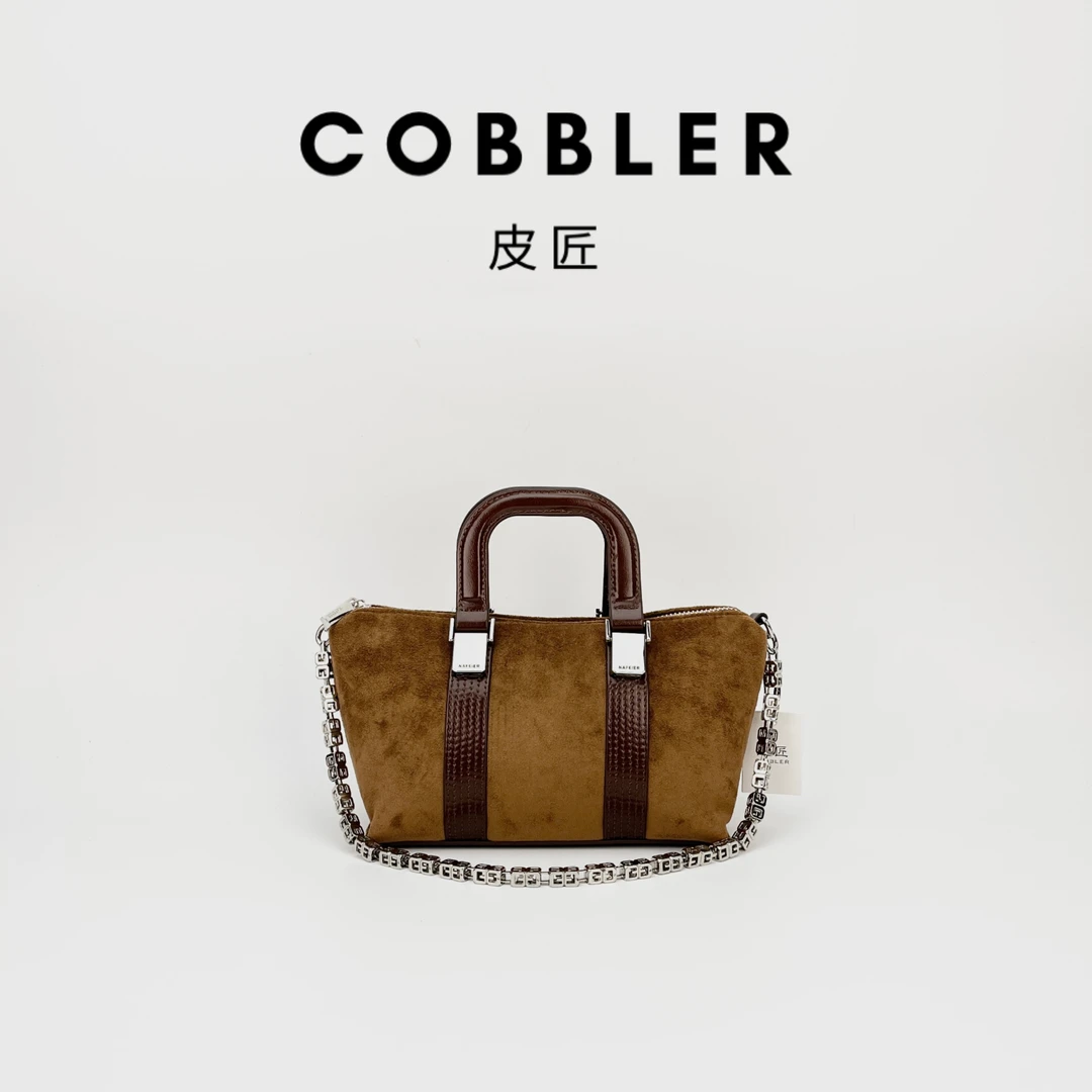 【皮匠先生】设计师款51711手提链条包单肩斜挎复古时尚小众女包包