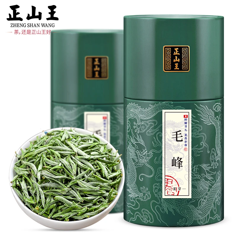 正山王2025年新茶明前特级黄山毛峰绿茶茶叶安徽毛尖嫩芽400g春茶