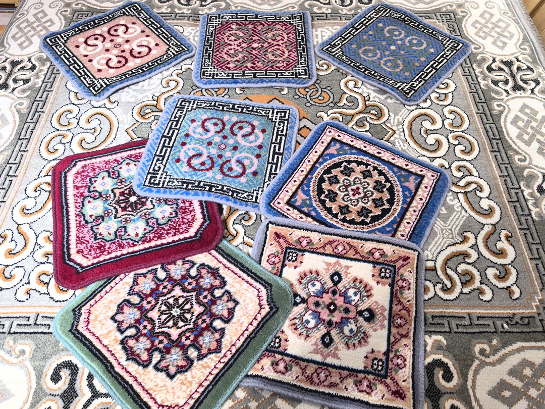 ONON.自制款水洗羊毛坐垫（40×40cm）随机发请备注地毯垫子家用地垫