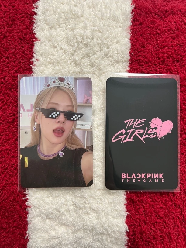现货Blackpink 墨七周年ost铁盒磁带k4特典 自拍墨镜特典