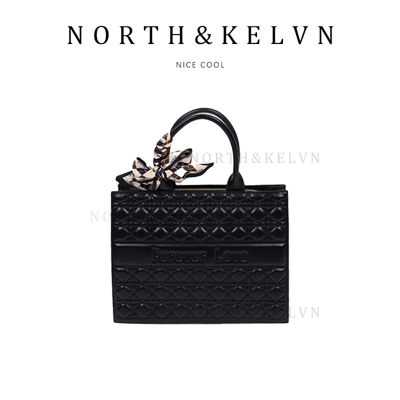 Nicecool“梦醒之间”2023新款菱格包轻奢小众时尚高级感单肩手提