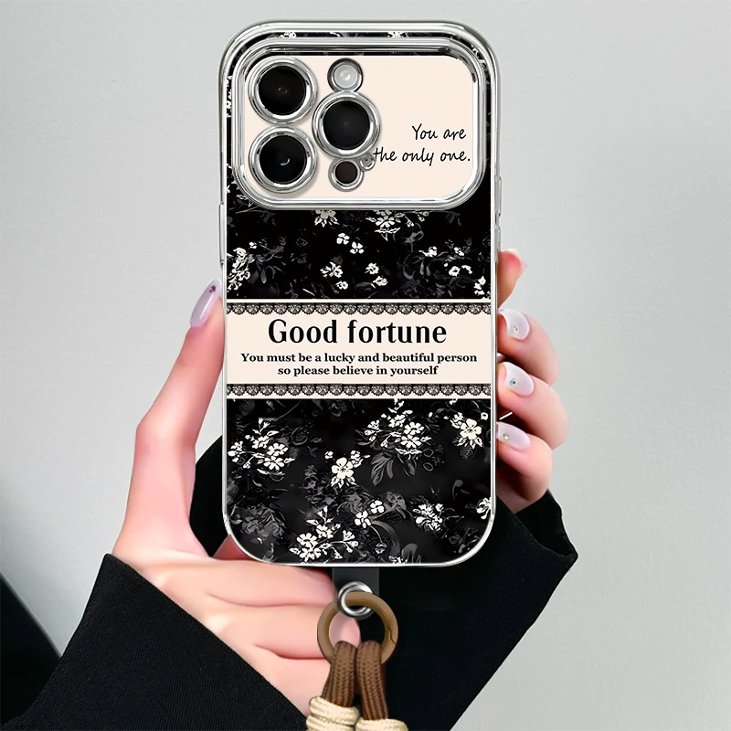 适用于苹果16华为OPPO小米VIVO高颜值简约6D大视窗LJ手机壳AE0045