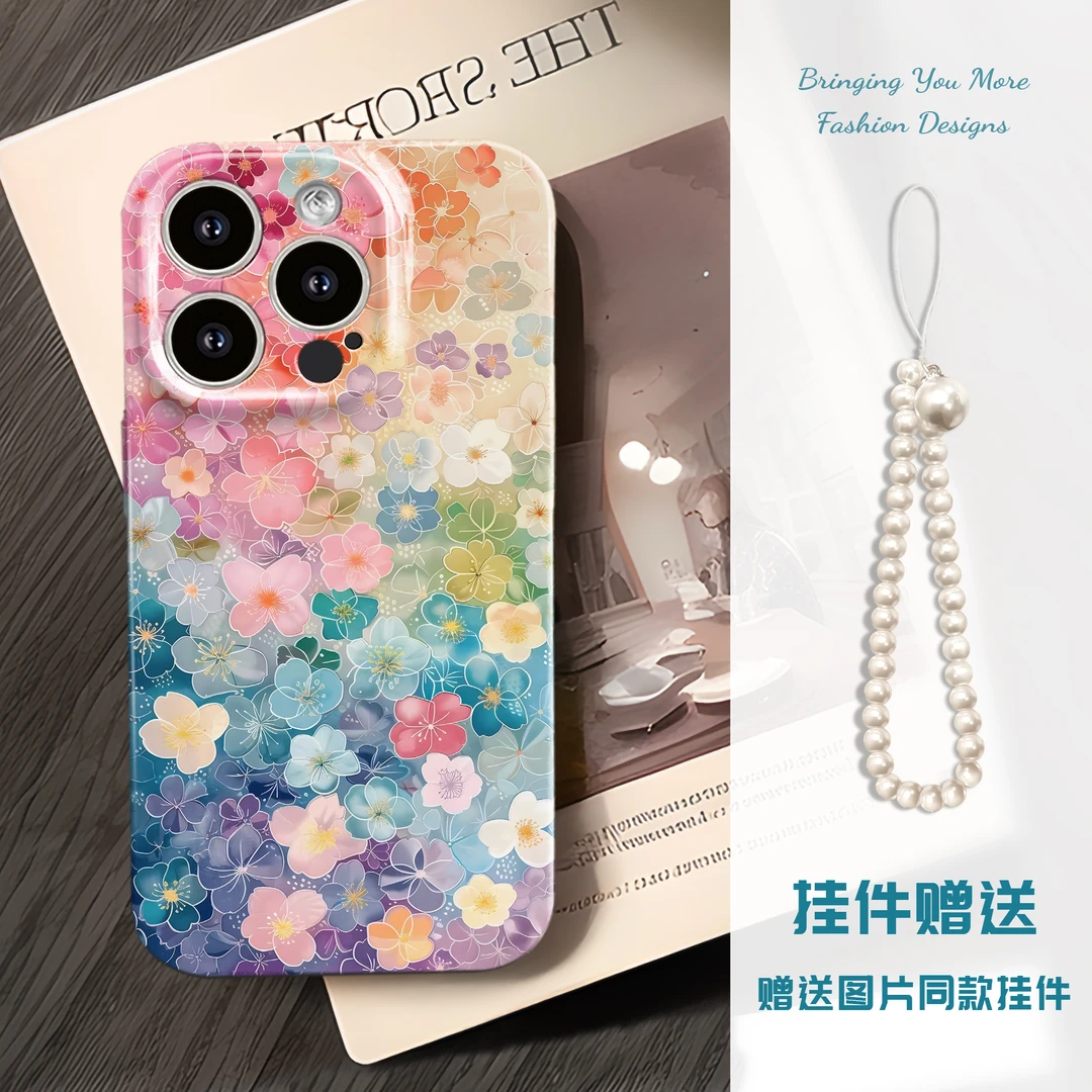 适用于苹果16华为OPPO小米VIVO高级感百搭潮流软菲林手机壳CA0063