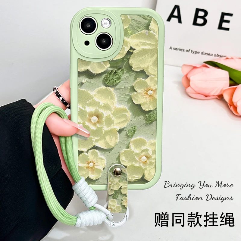 适用于苹果16华为OPPO小米VIVO高级感简约时尚手机壳皮纹EA0060