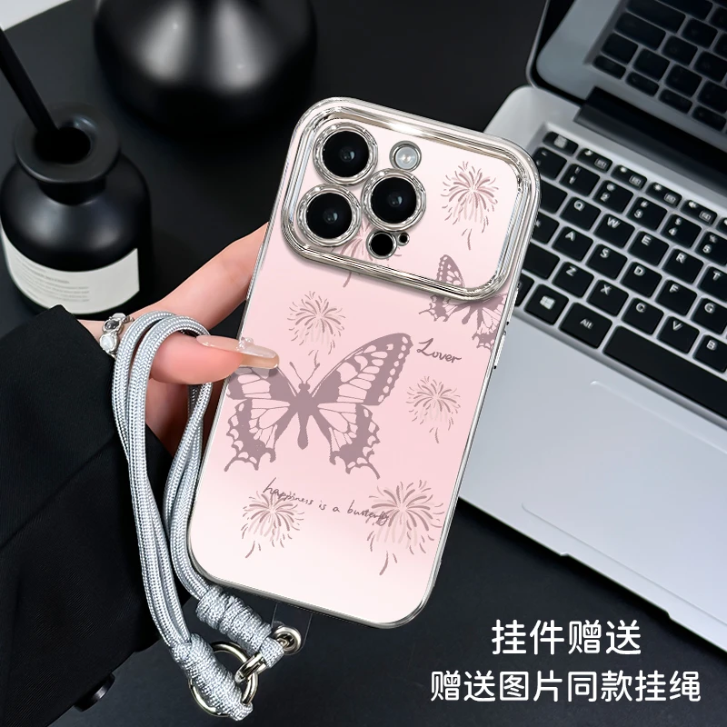 适用于苹果16华为OPPO小米VIVO高级感个性6D大视窗LJ手机壳IA0060