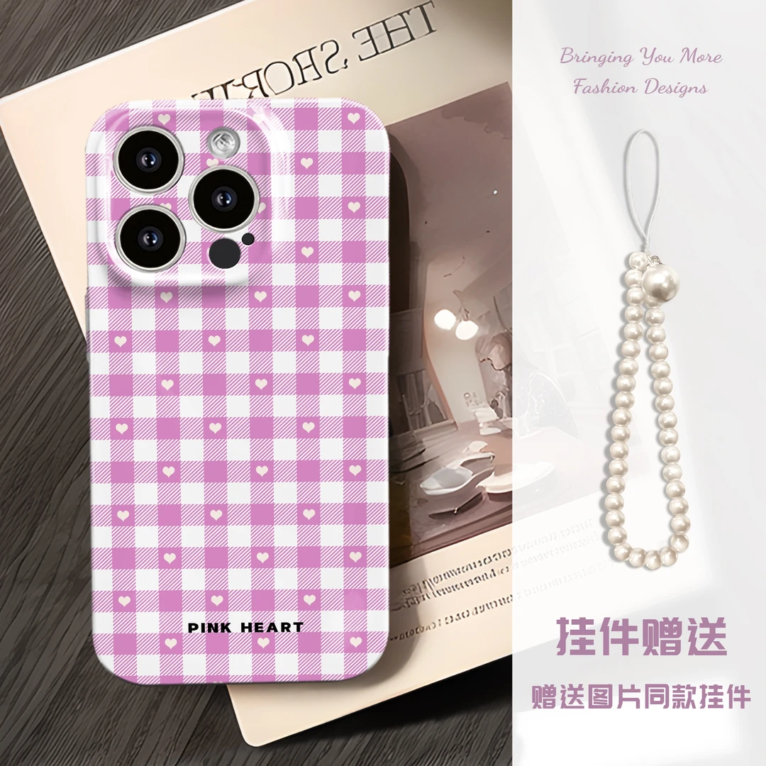 适用于苹果16华为OPPO小米VIVO高级感个性简约软菲林手机壳CA0067