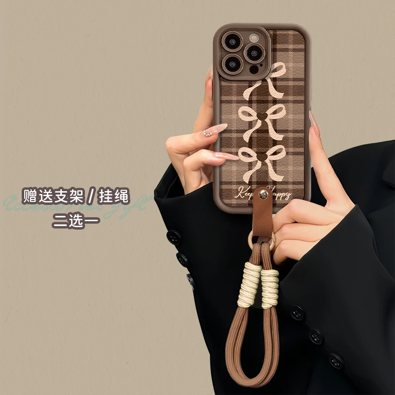 适用于苹果16华为OPPO小米VIVO高颜值创意皮纹LJ阶梯手机壳AA0191