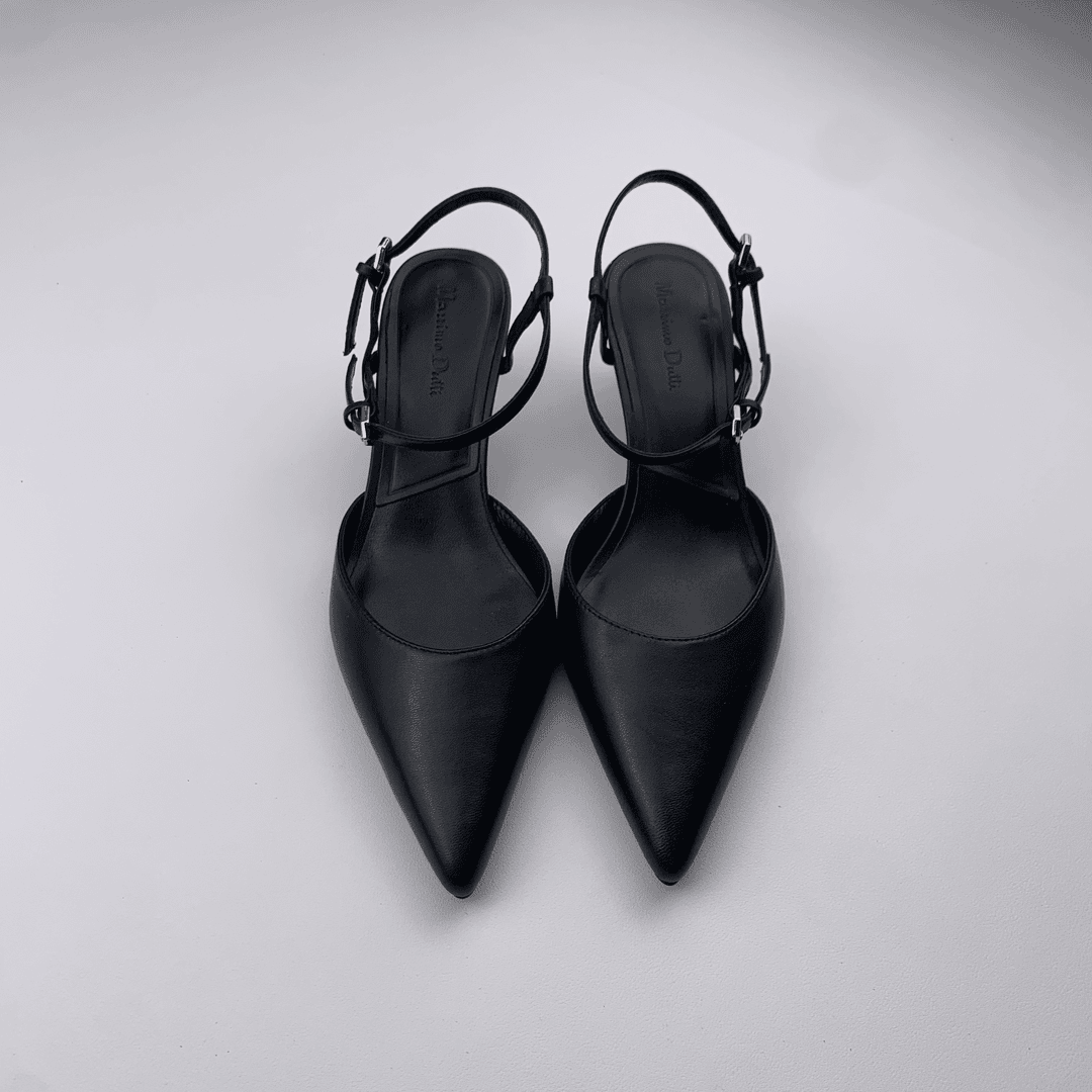 尖头细高跟真皮女鞋时尚百搭气质凉鞋时装性感女神鞋