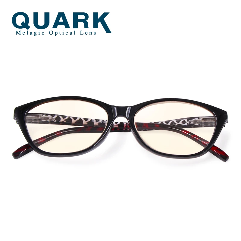 【Quark老花镜】100-300度防光害黑色素护眼中老年时尚减龄超轻抗菌