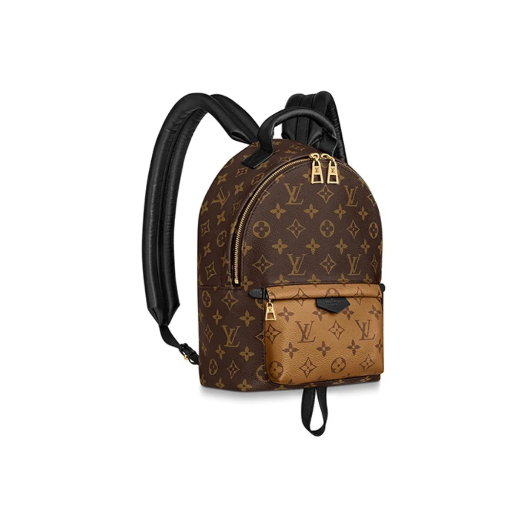 全新未使用 LouisVuitton/路易威登 双肩包 棕色印花小号 02238