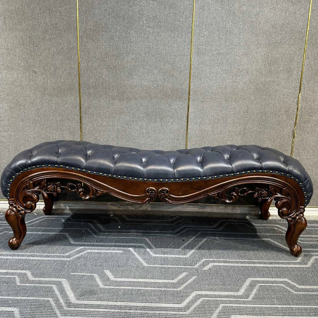 CWD138 床尾凳 1550*520*500 床尾凳美式复古家用脚踏