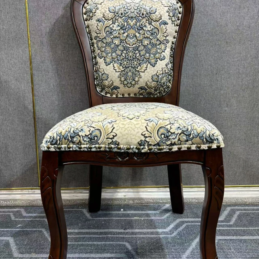 CY256餐椅500*530*1080坐高490 美式复古简约座椅坐具